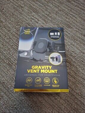 NEW OPEN BOX LAX Gravity Vent Mount Universal Smartphone Mount